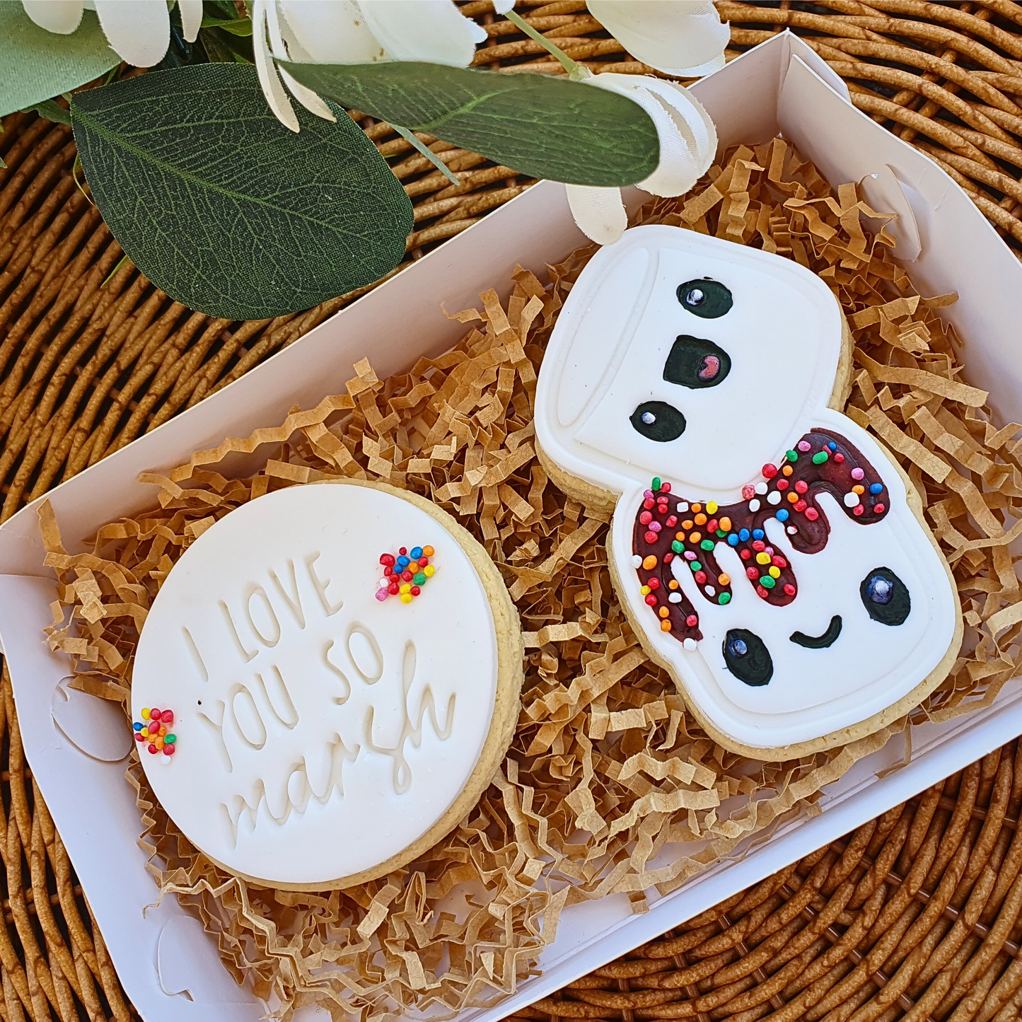 I Love You So Marsh Marshmallow Cookie Set - Amberleighs Designs