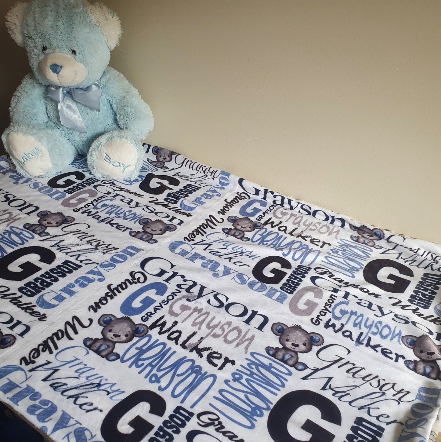 Custom Sublimated Baby Blankets | Various Colours and Designs - Amberleighs Designs
