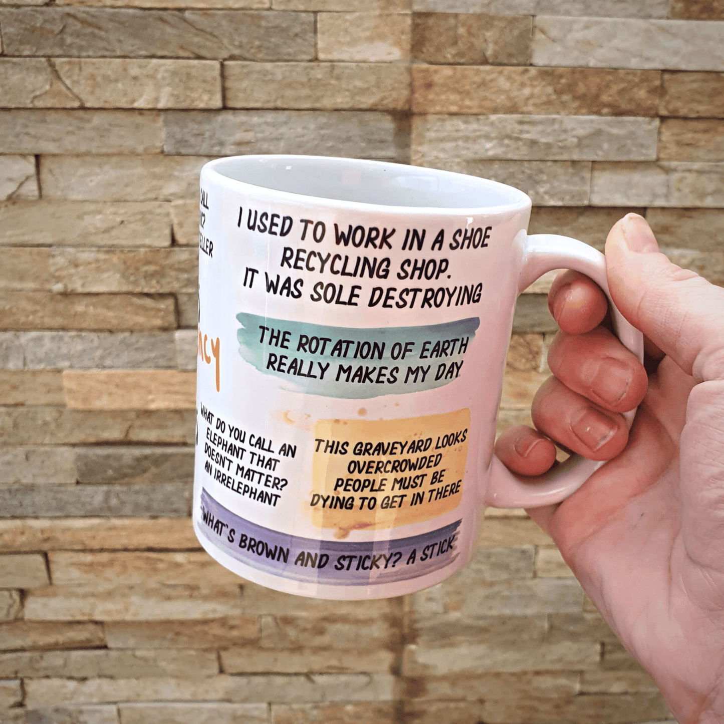 Personalised Father's Day Mugs Emergency Dad Jokes