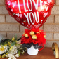 Heart Handle Mug with Bouquet - Amberleighs Designs