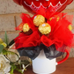 Heart Handle Mug with Bouquet - Amberleighs Designs