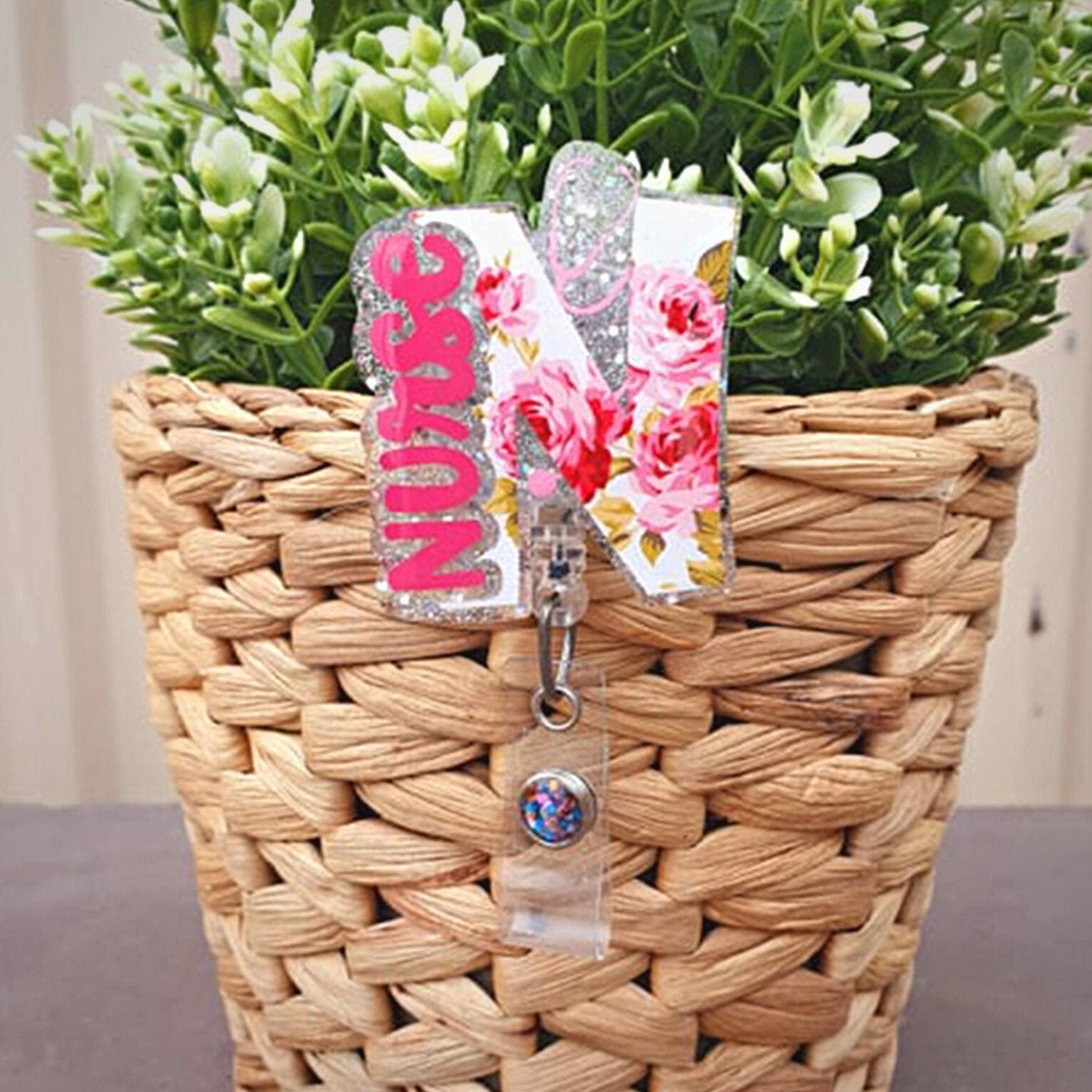 "N" Nurse Badge Reel | Various Colours Available - Amberleighs Designs