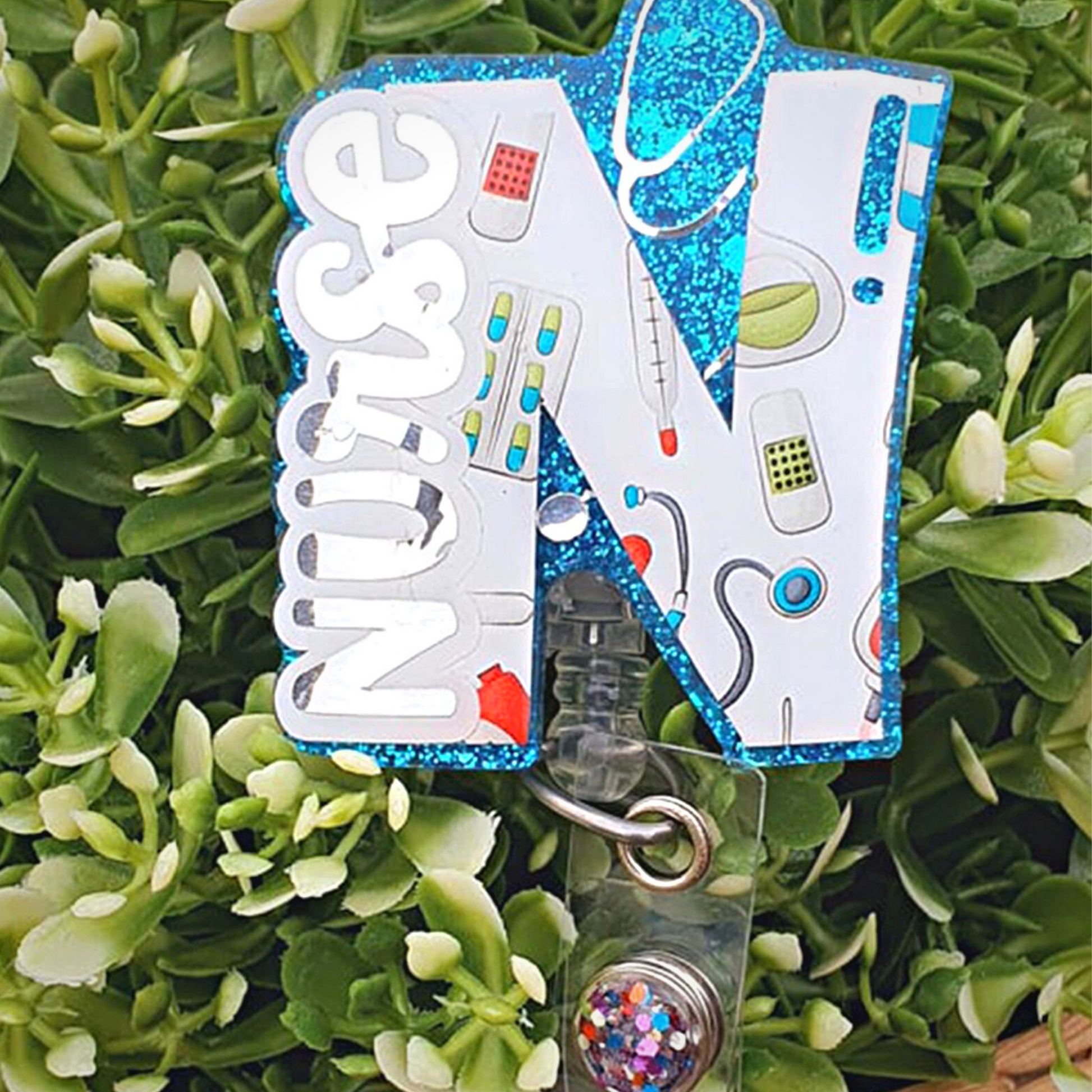"N" Nurse Badge Reel | Various Colours Available - Amberleighs Designs