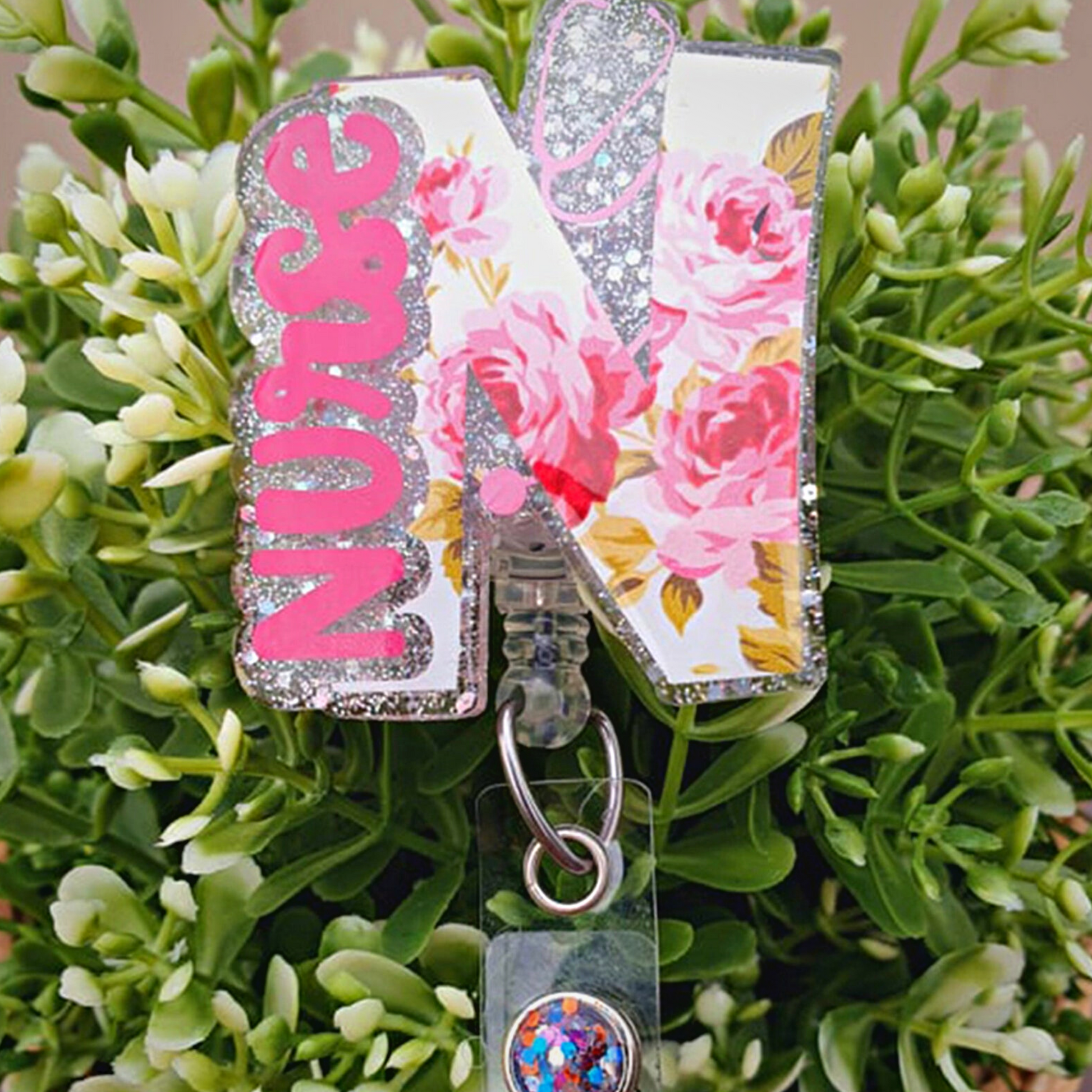 "N" Nurse Badge Reel | Various Colours Available - Amberleighs Designs