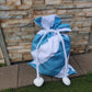 Deluxe Striped Pom Pom Santa Sack - Various Colours Available - Amberleighs Designs