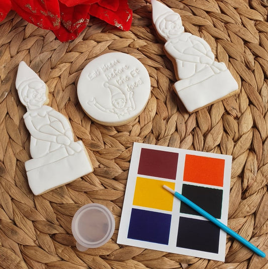 PYO Christmas Elf on the Shelf Cookie Set - Amberleighs Designs