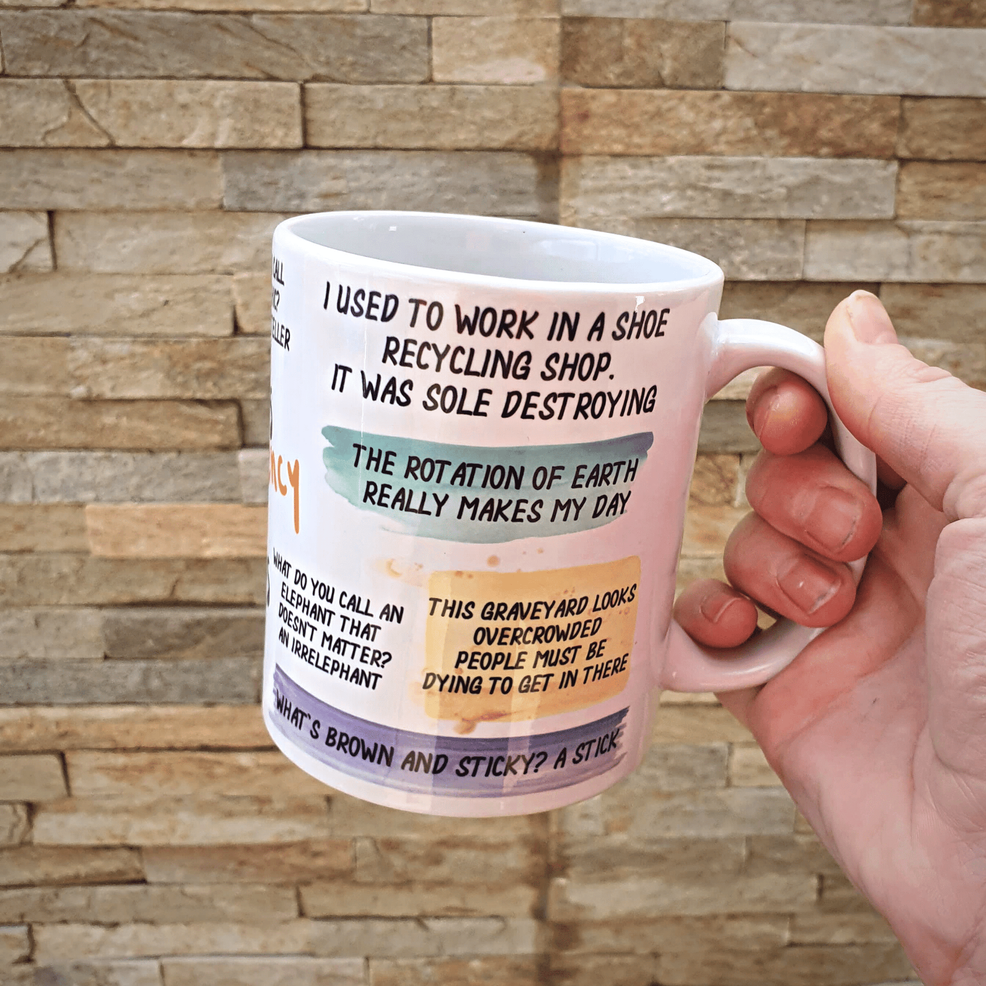 Personalised Father's Day Mugs Emergency Dad Jokes