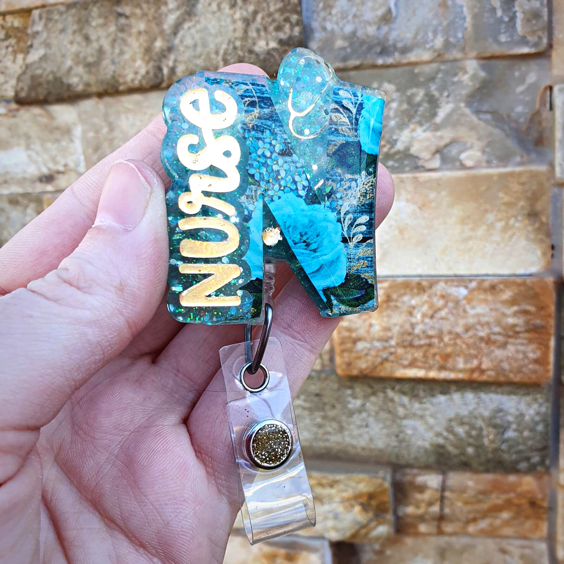 "N" Nurse Badge Reel | Various Colours Available - Amberleighs Designs