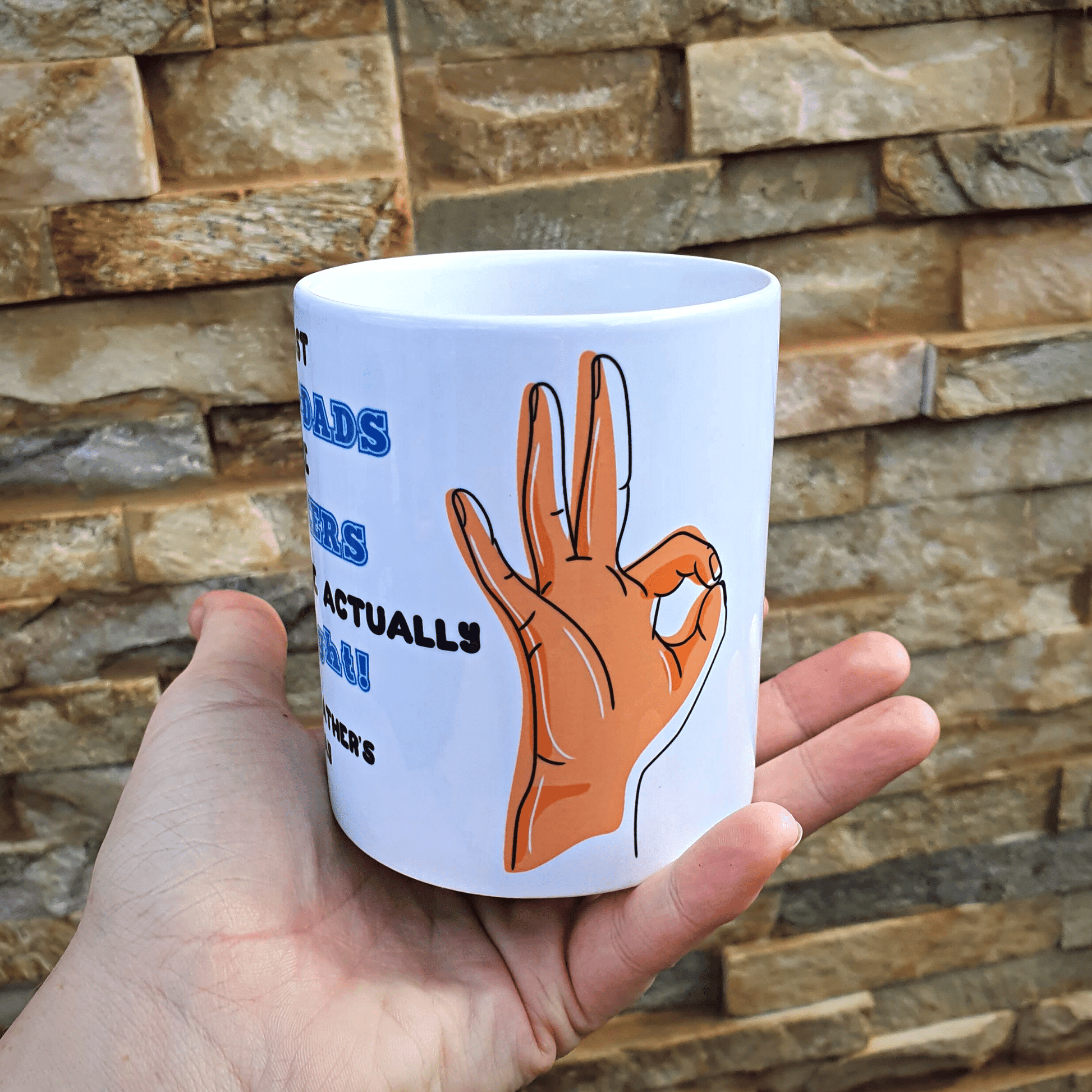 Personalised Father's Day Mugs Most Step Dads Are Wankers Mug